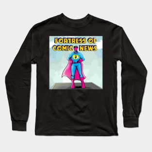 Fortress of Comics News Superhero Long Sleeve T-Shirt